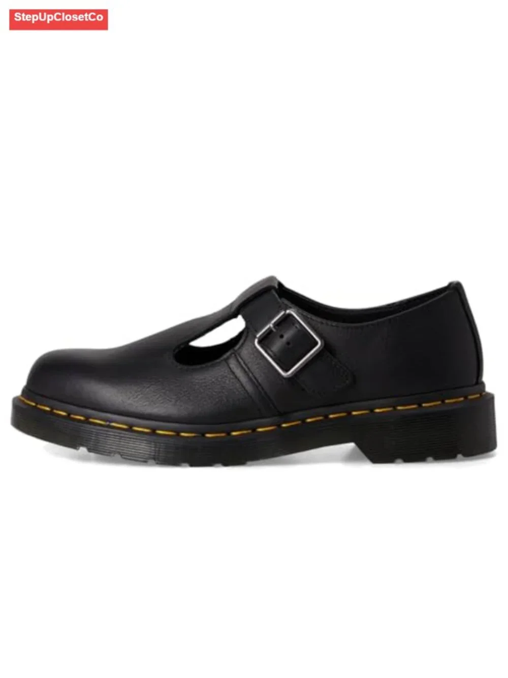 Dr. Martens Women's Polley T-bar Shoes Ambassador Leather